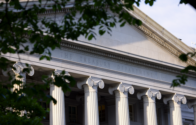 Image of the Department of Treasury building