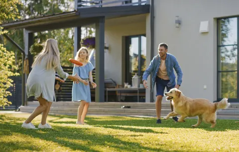 family living the American dream
